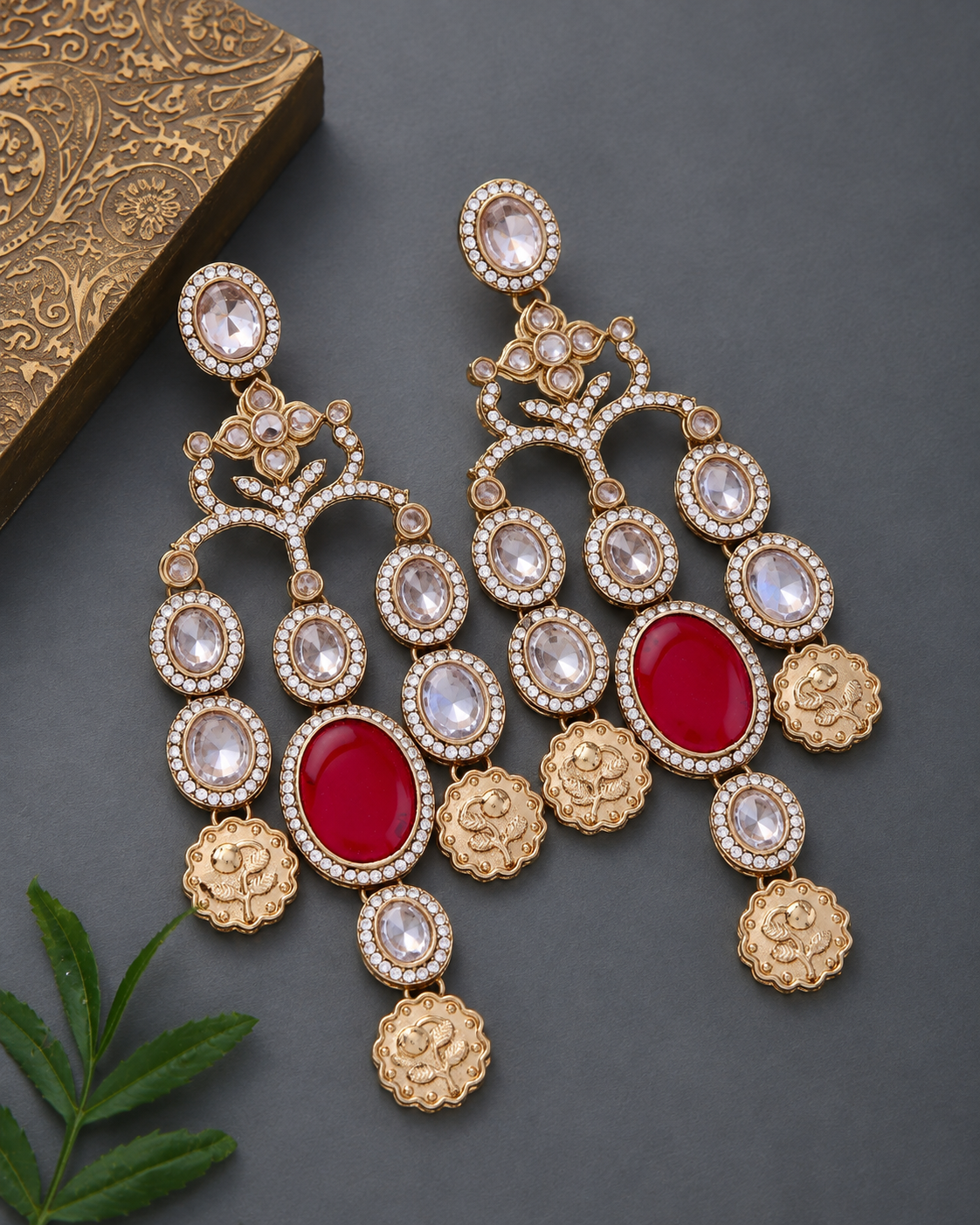 Ruby Kiara Designer Earring