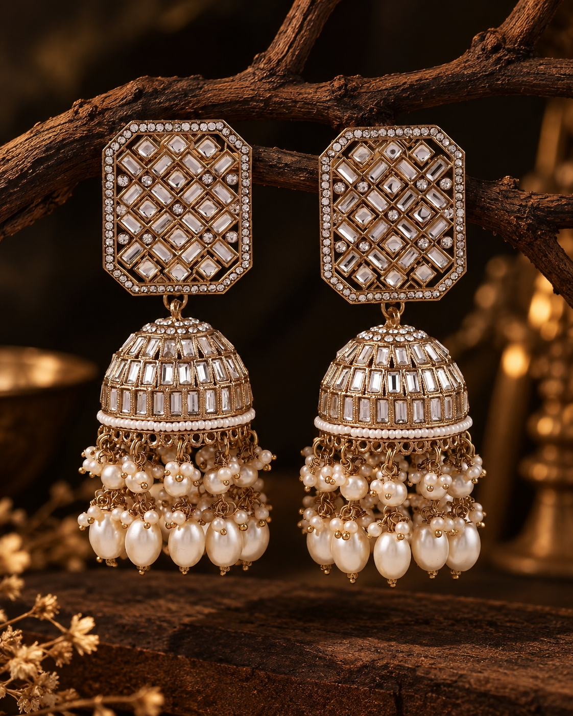 Pearl Rayma Jhumka