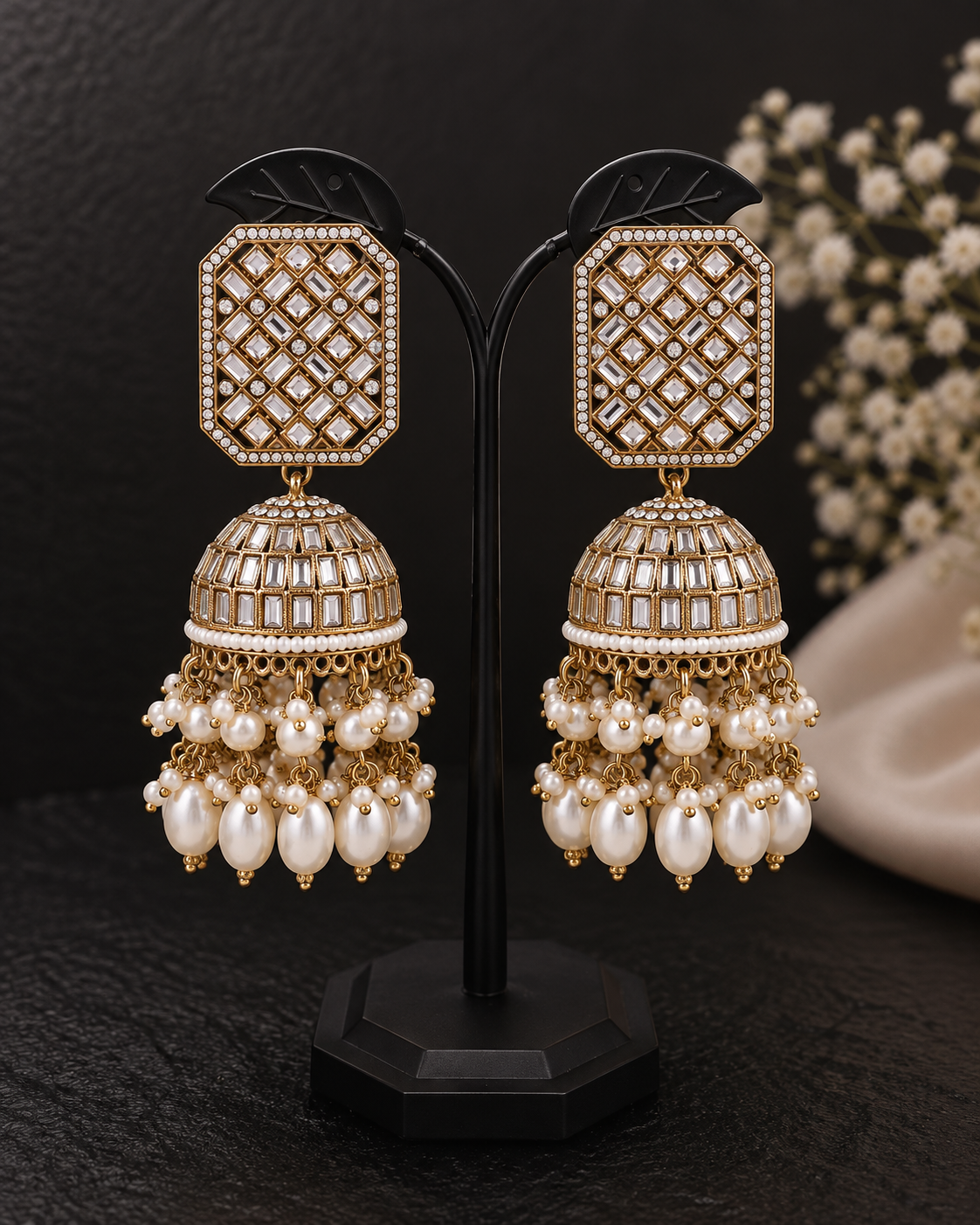 Pearl Rayma Jhumka