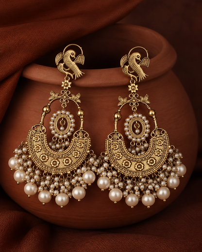 Ethnic Look Sehmat Chandbali