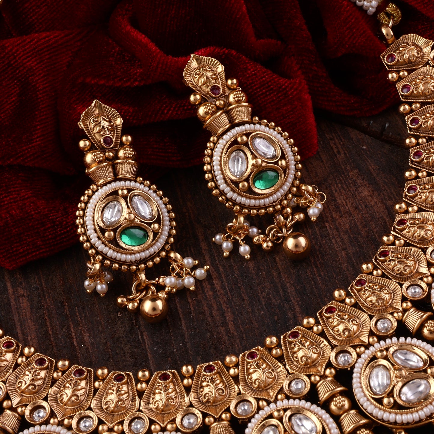 Bhawana Rajwada Necklace Set with Earring