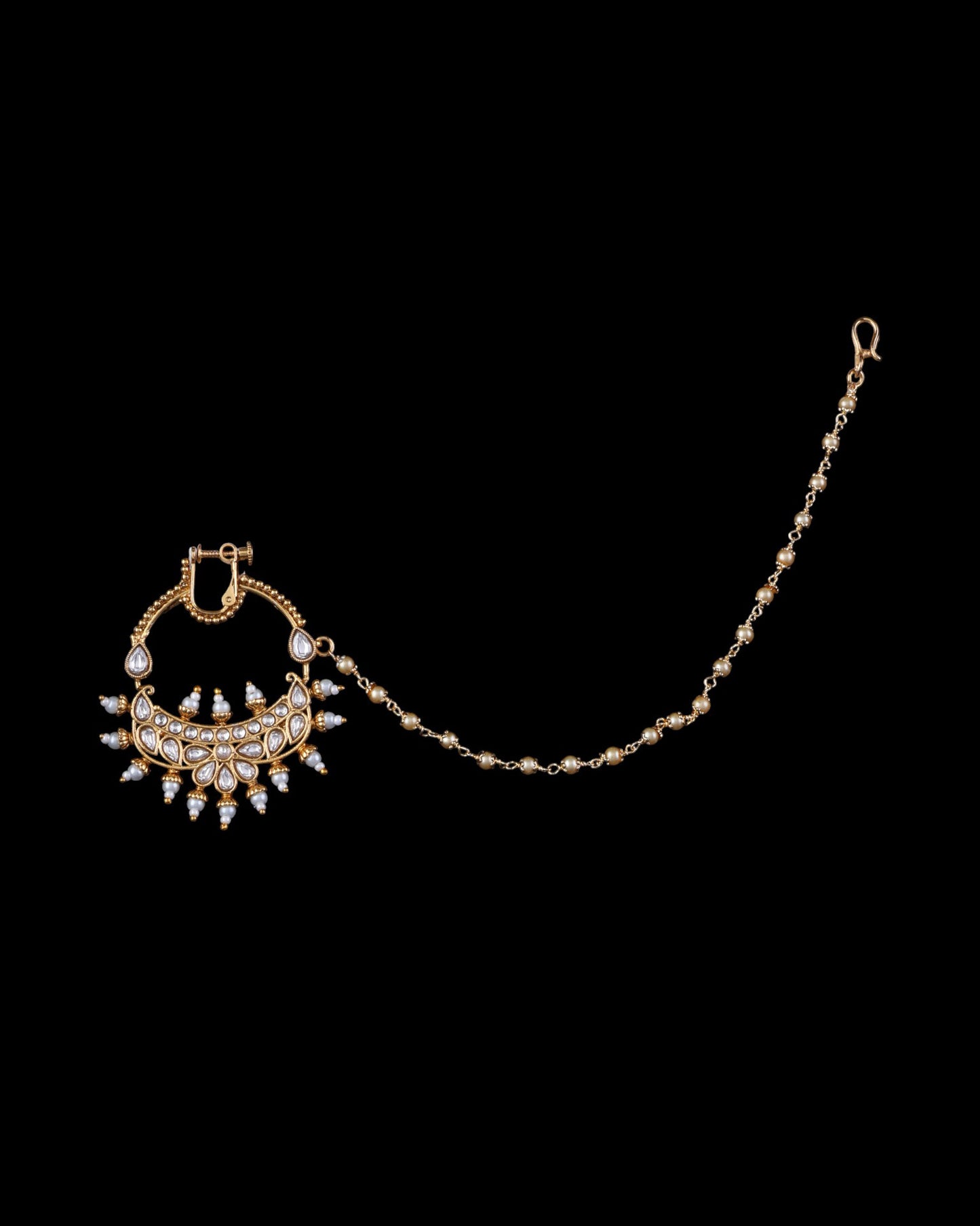 Pearl Anirudh Nath Non Pierced Nose Ring