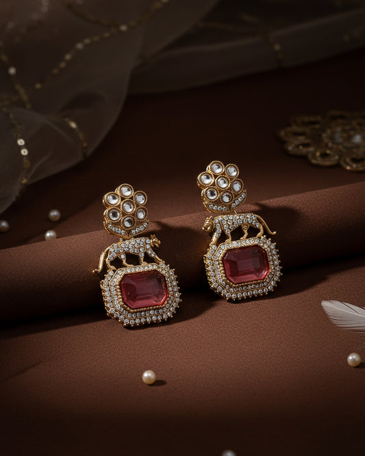 Onion Virushka Sabya Zircone Designer Earring