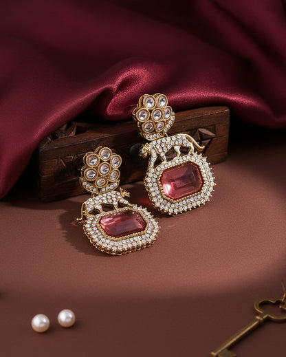 Onion Virushka Sabya Zircone Designer Earring