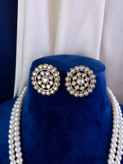 Nivah Pearl Kundan Long Set
