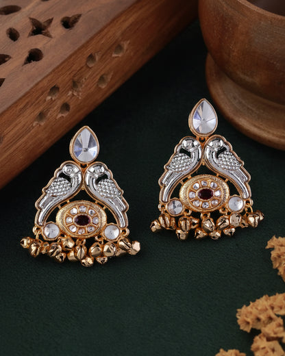 Abhiya Brass Lookalike Earring