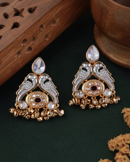 Abhiya Brass Lookalike Earring