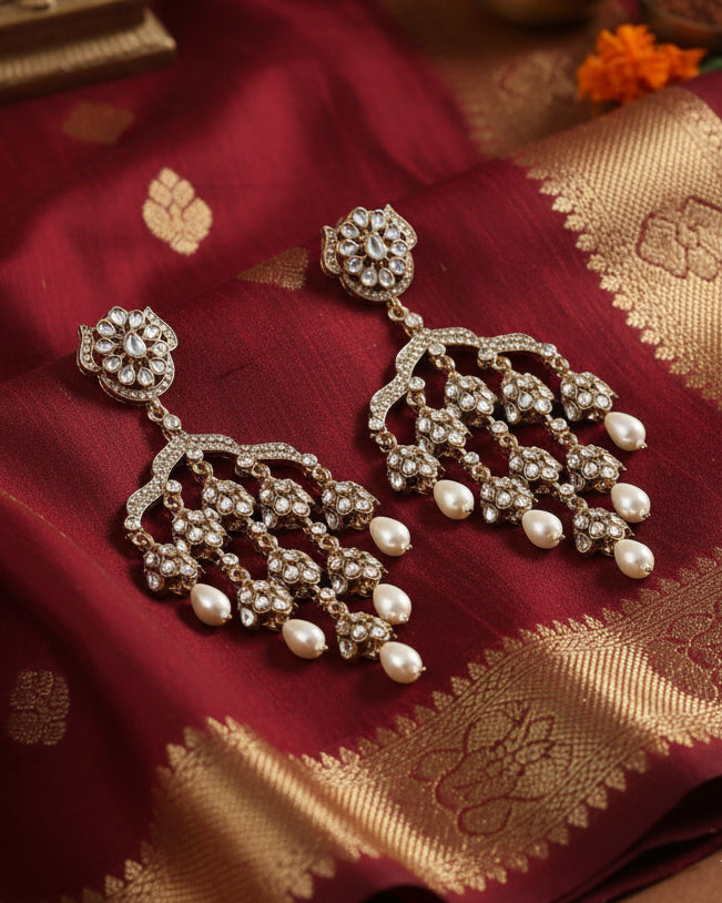 Pre Order Ahsas Designer Premium Earring