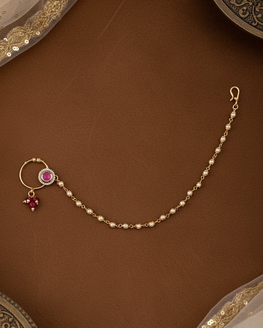 Ruby Nandini Nath non pierced nose ring