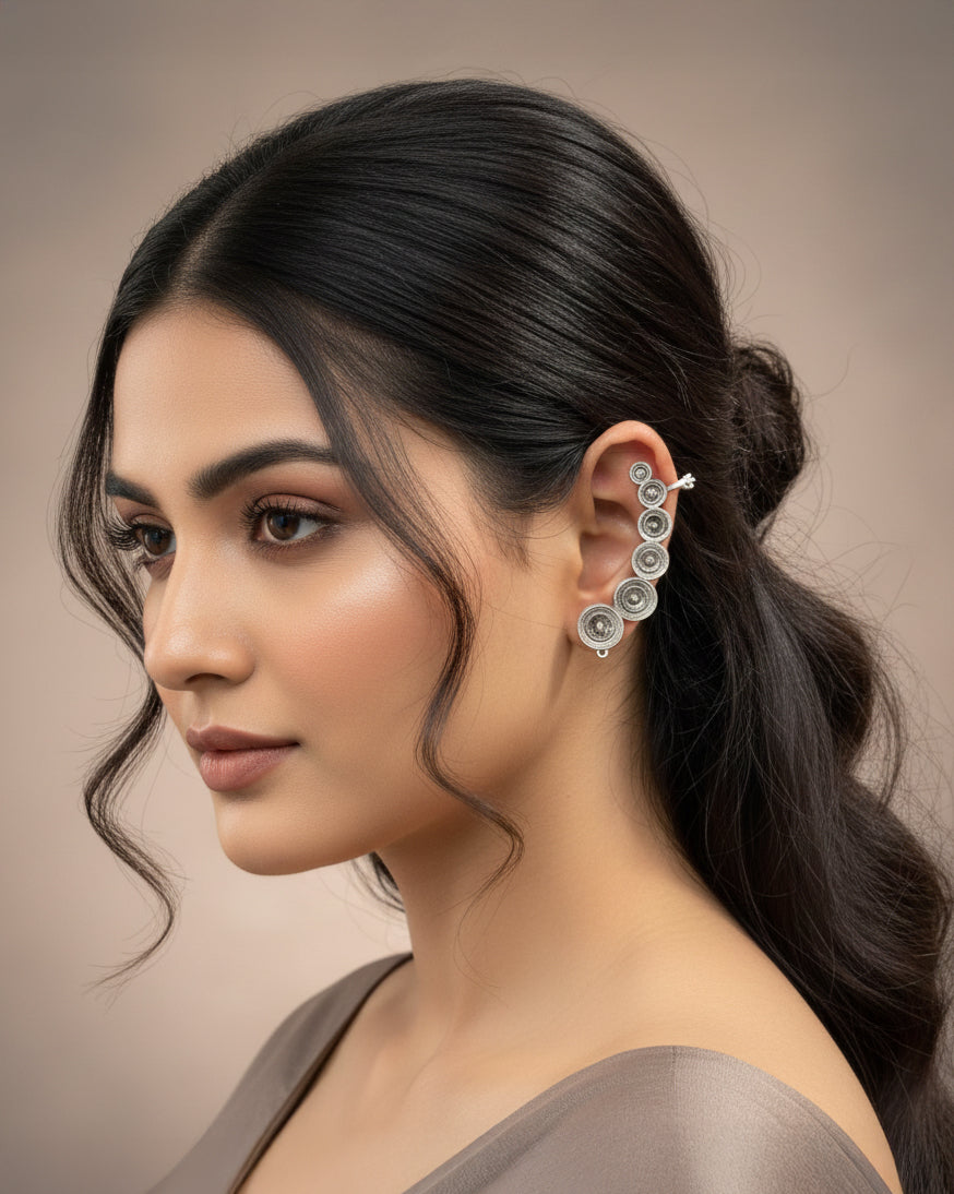 Dhvani Designer Earring Brass Lookalike