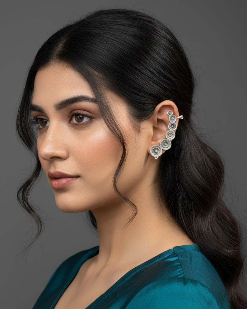 Dhvani Designer Earring Brass Lookalike