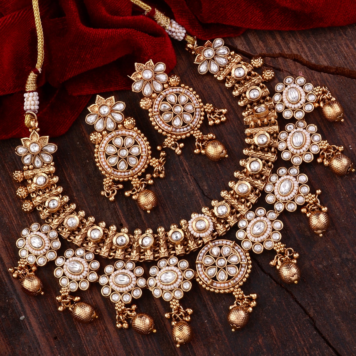 Sita Rajwada Necklace Set with Earring