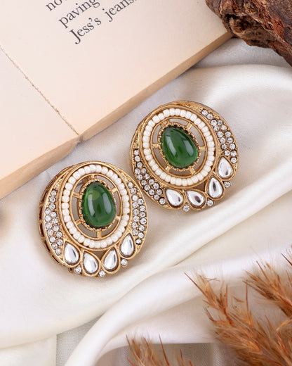 Green Niti Premium Stud Earring