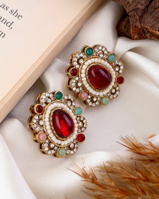 Multi Meehira Premium Stud Earring