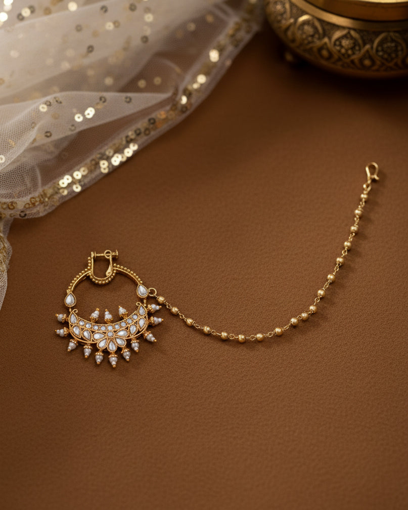 Pearl Anirudh Nath Non Pierced Nose Ring