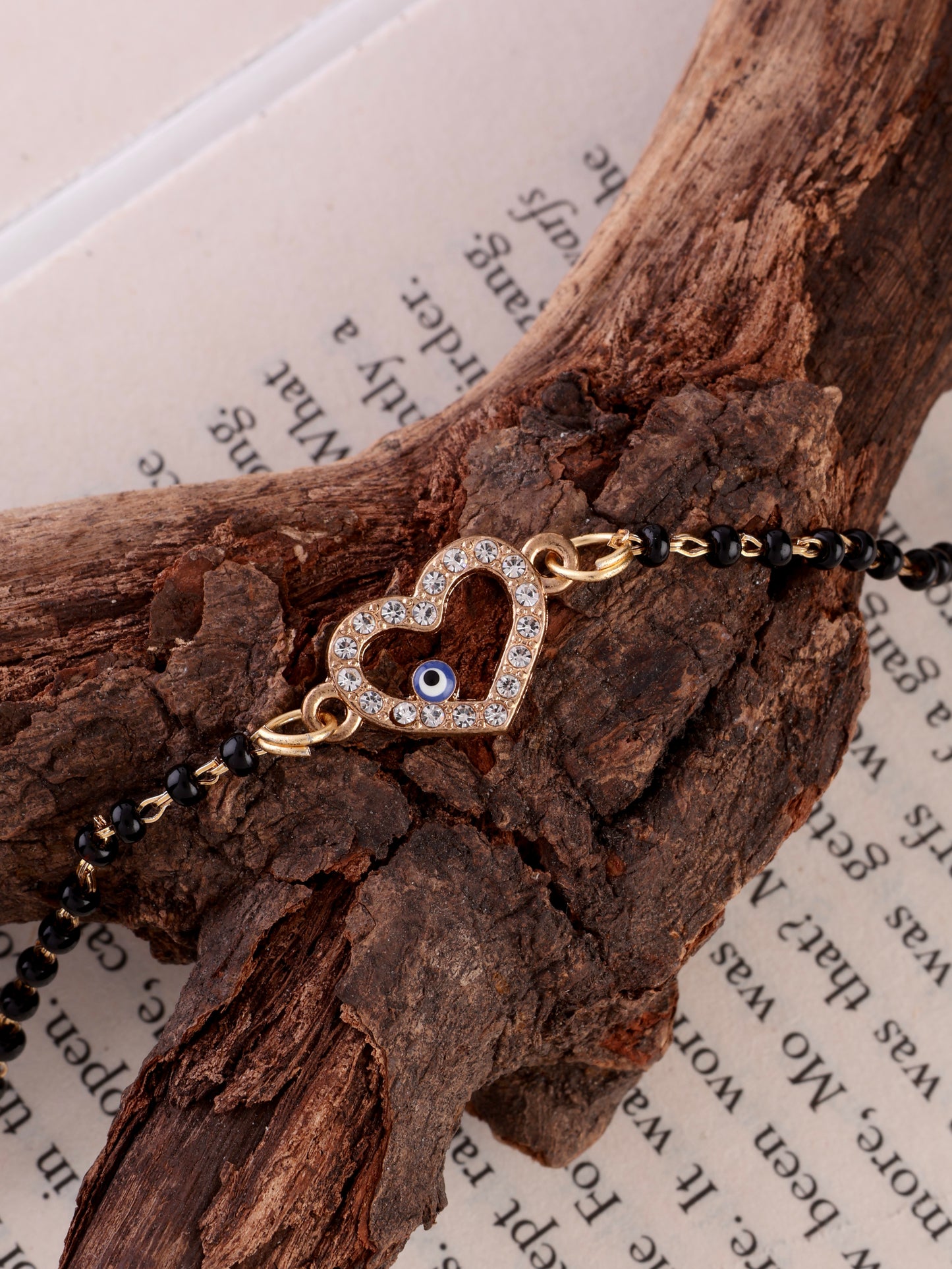 Raudrik Bhaiya Bhabhi Rakhi Mangalsutra with Tilak Set and Card