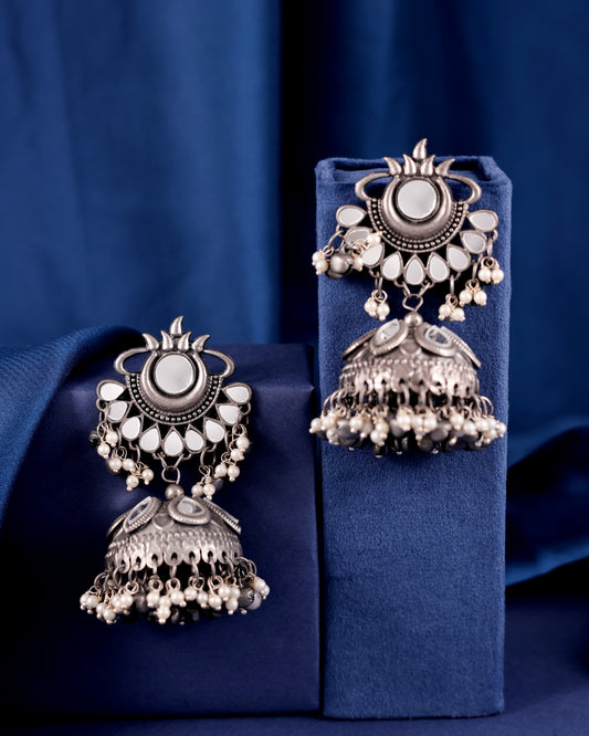 Adyant Mirror Boho Jhumka