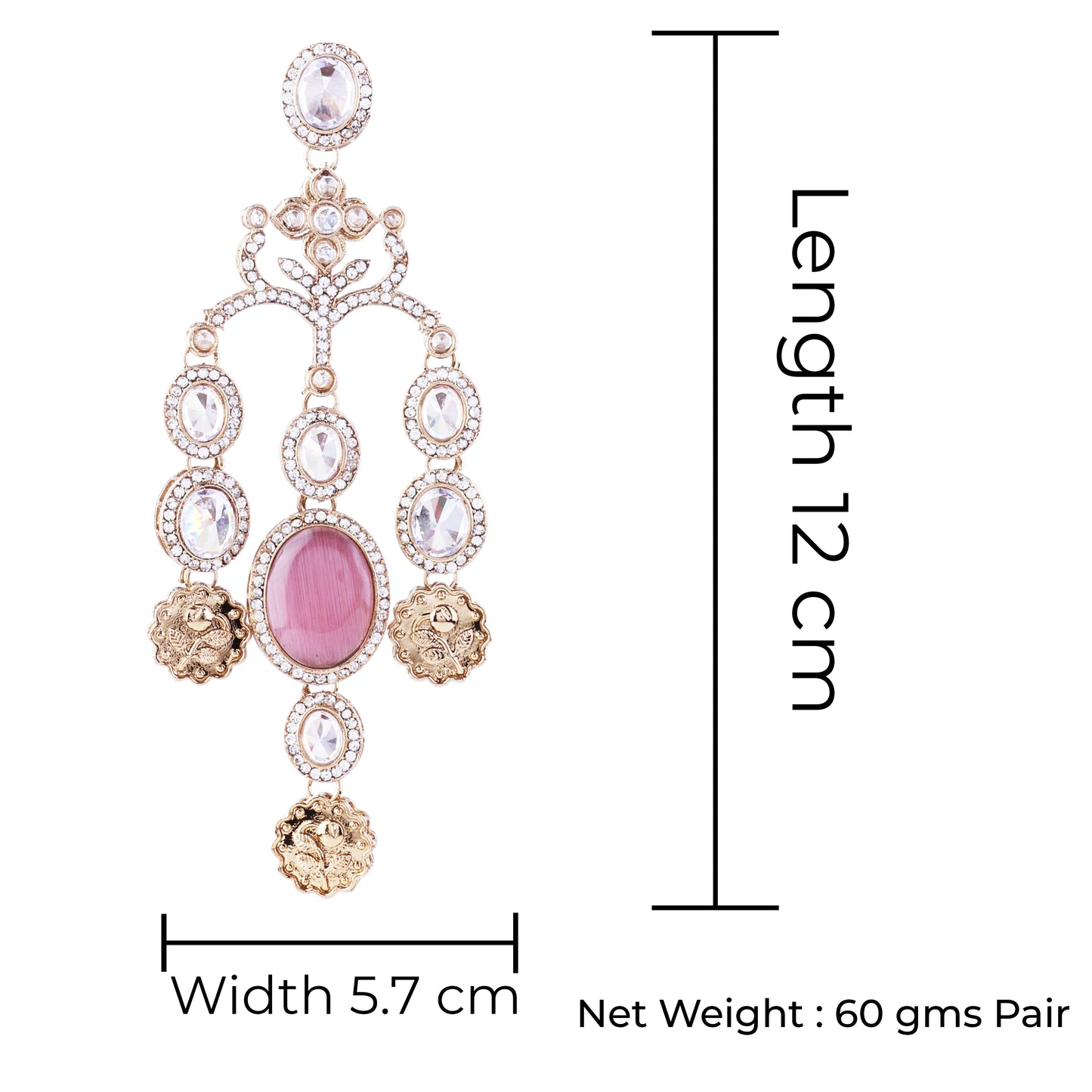 Wine Kiara Designer Earring