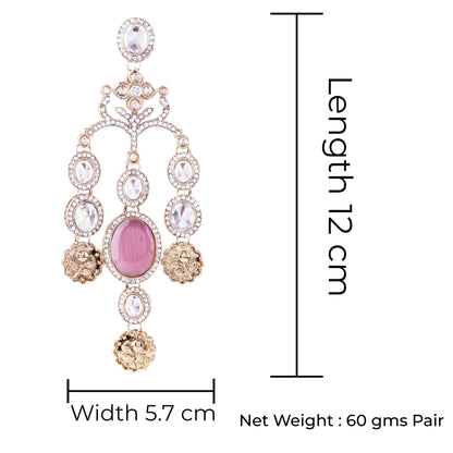 Wine Kiara Designer Earring