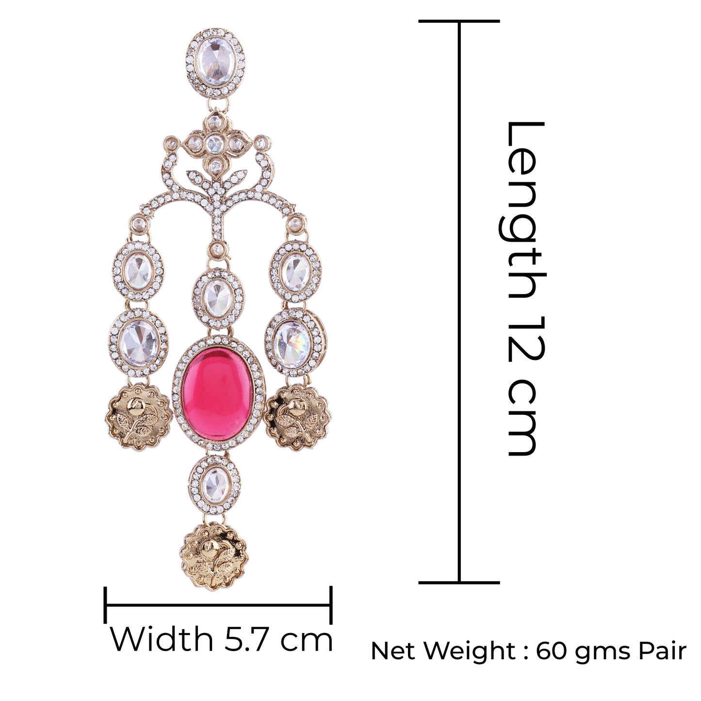 Ruby Kiara Designer Earring