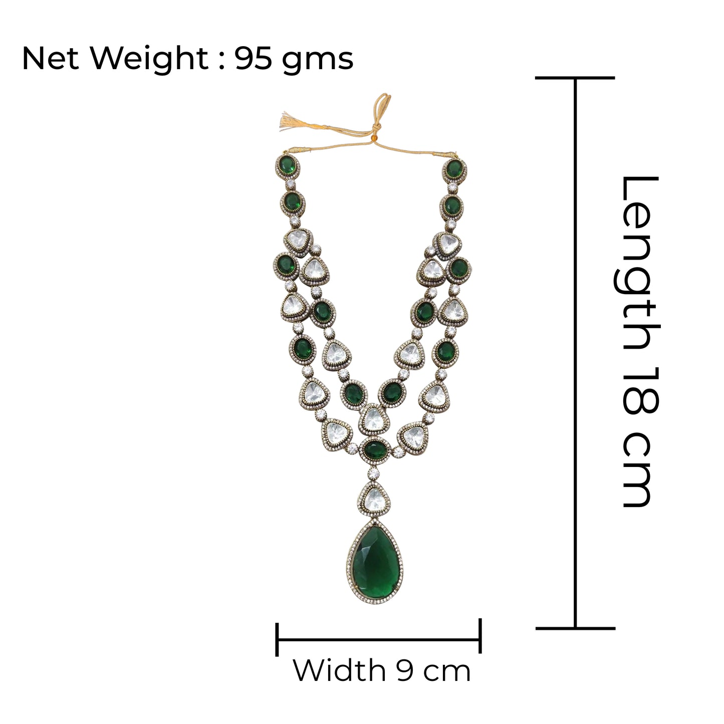 Emerald Ankush Necklace