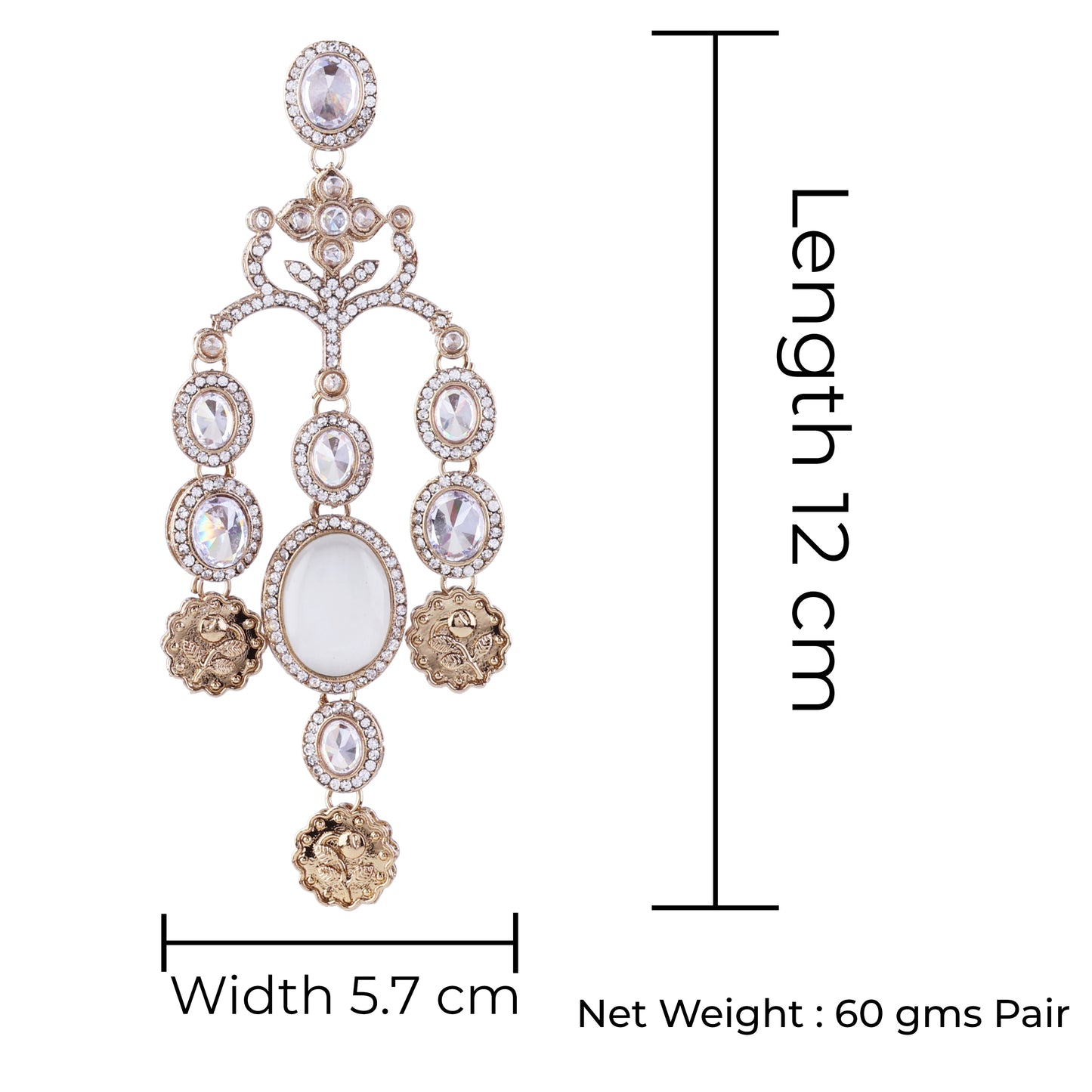 Ivory Kiara Designer Earring