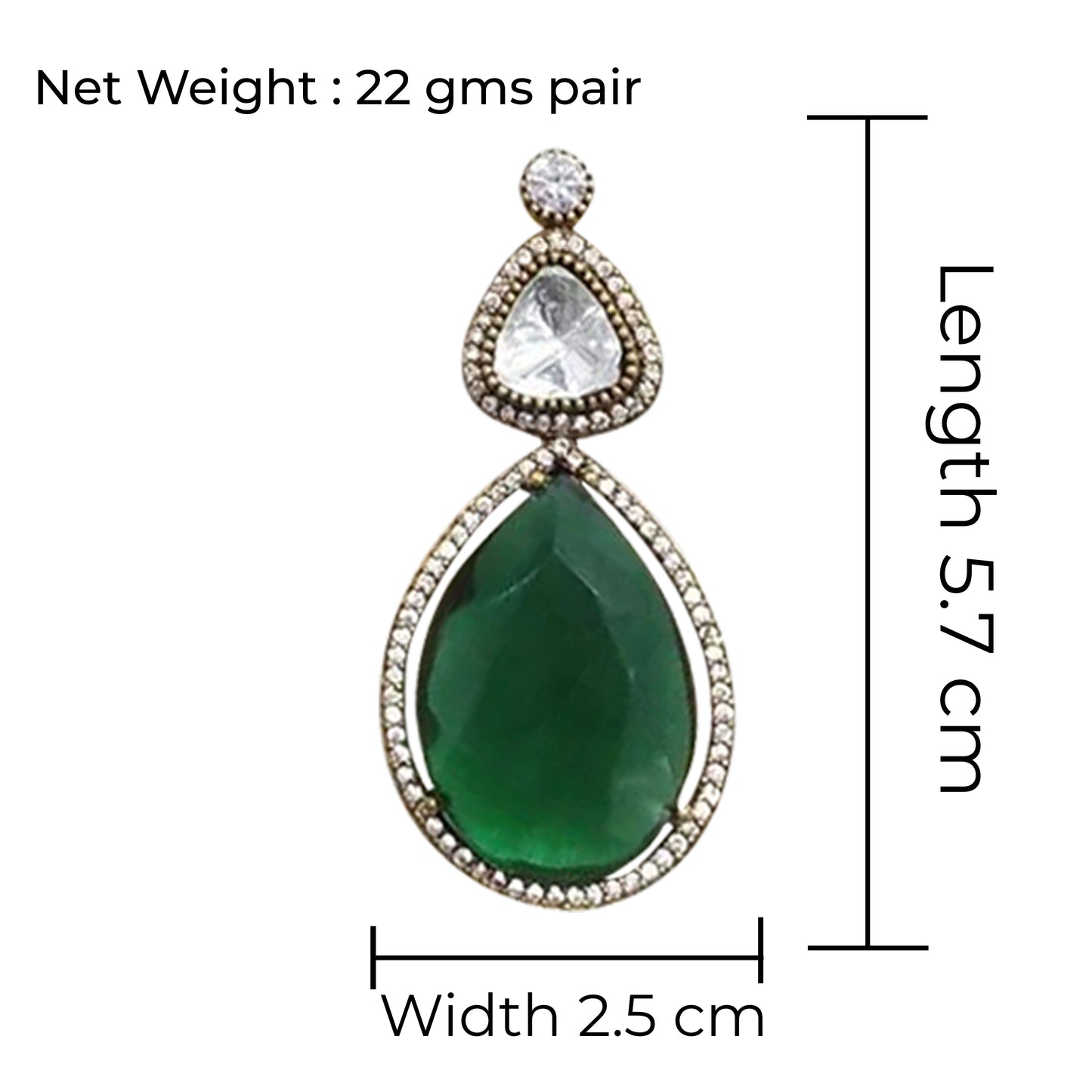 Emerald Ankush Necklace