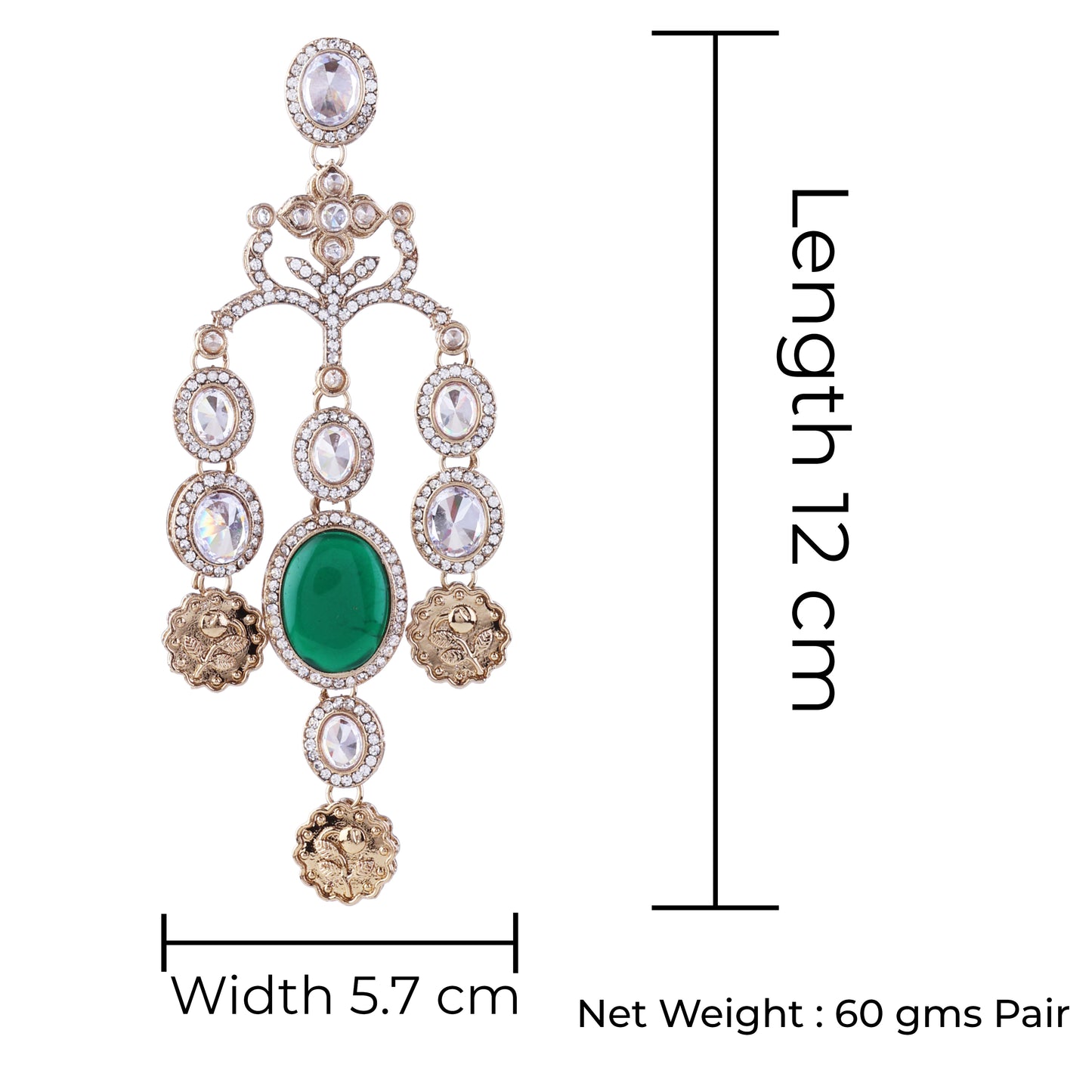 Emerald Kiara Designer Earring