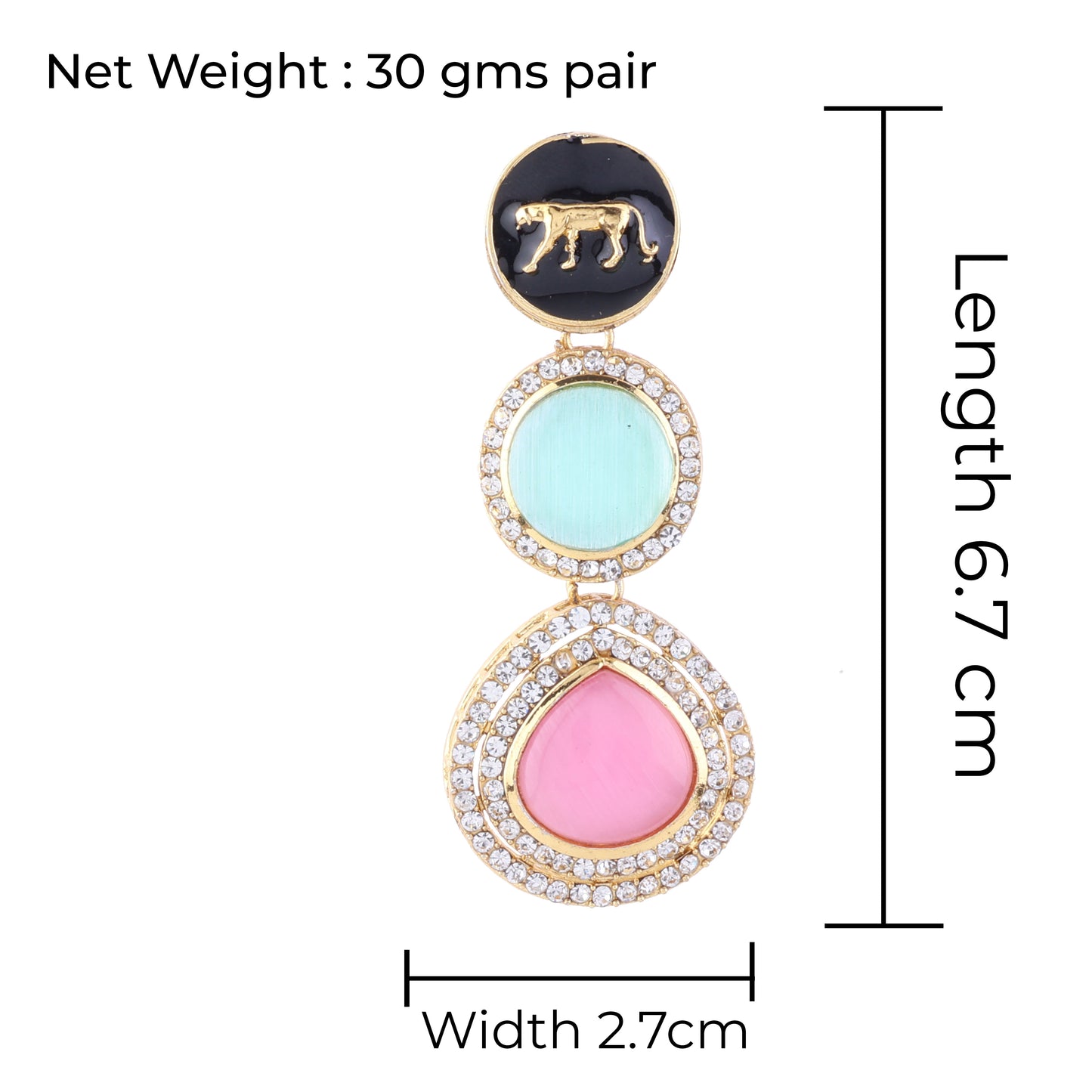 Pastel Anaira Designer Earring