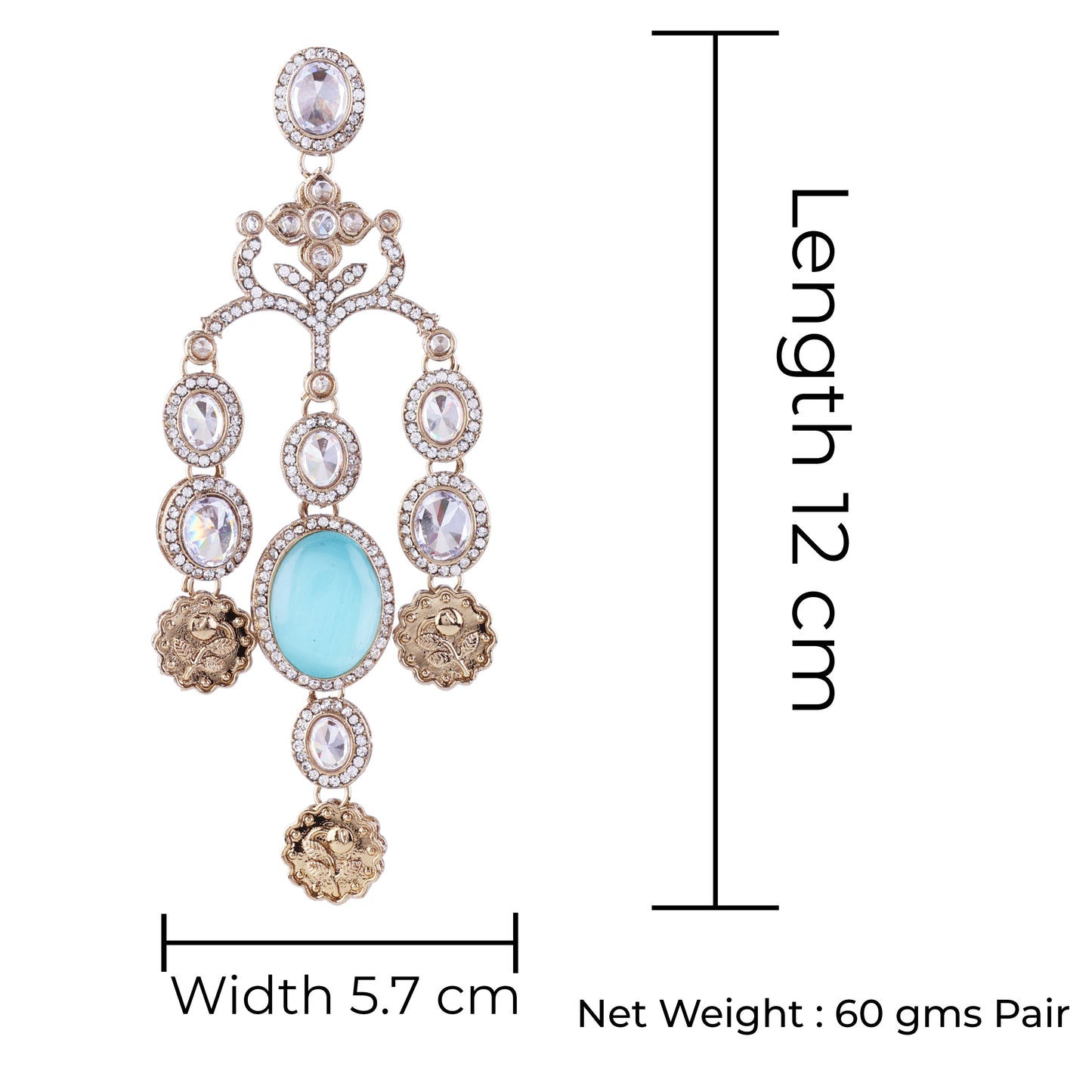 Turquoise Kiara Designer Earring