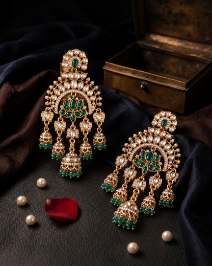 Green Hina Khan Inspired Bollywood Earring