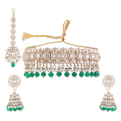 Emerald Padmini Choker Set