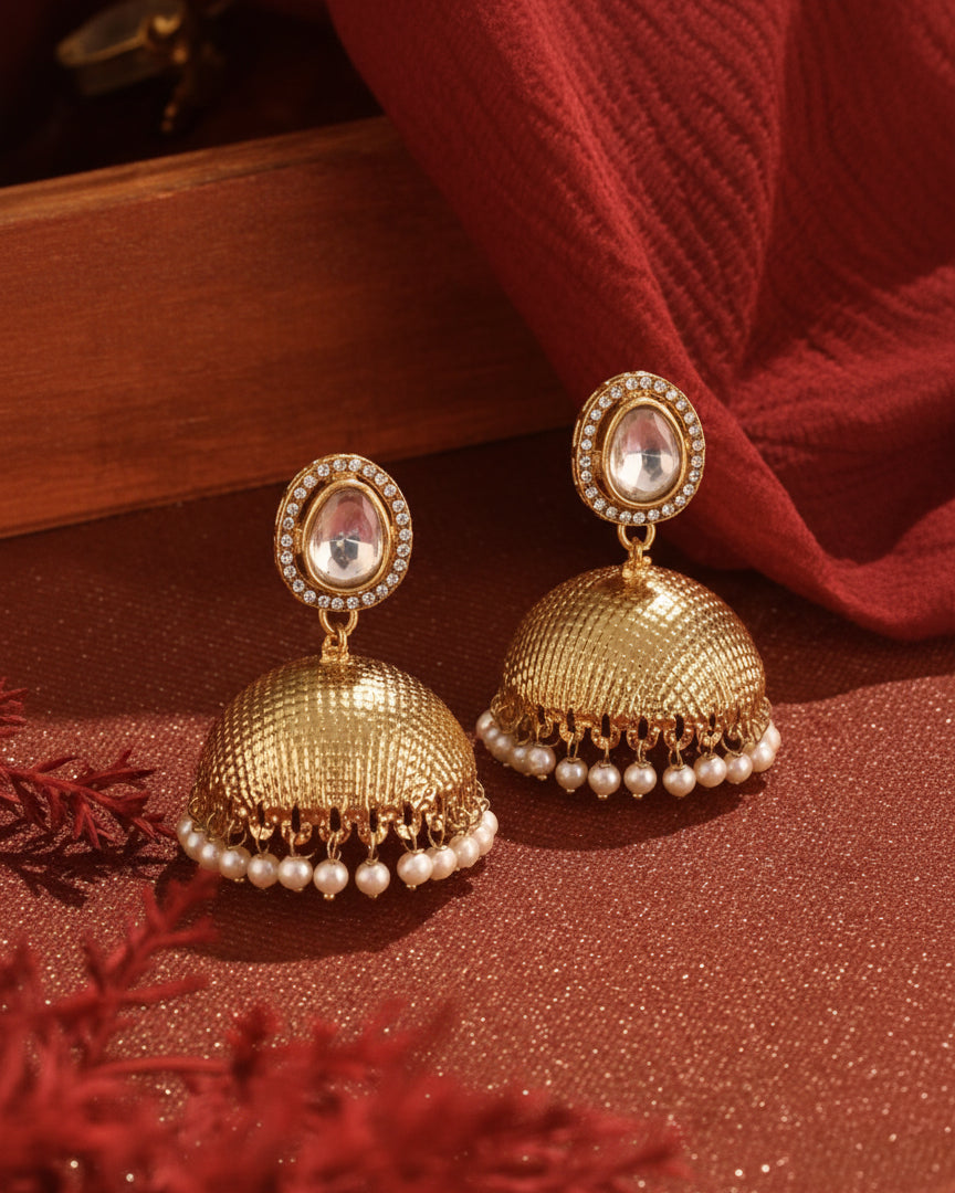 Gold Harvik Jhumki