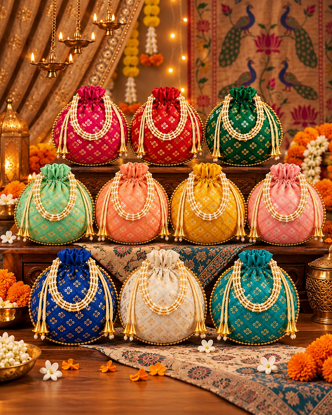Gulbadan Ethnic Potli Bag