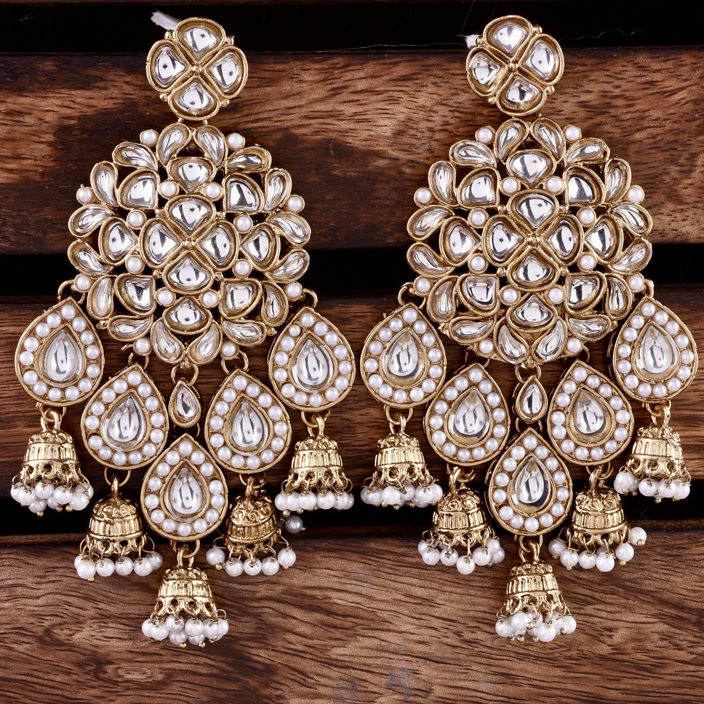 Pearl Dharna Designer Earring