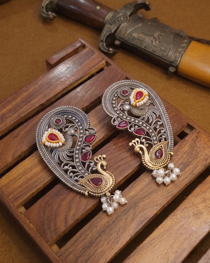 Ruby Aishra Designer Ear Cuff Earring