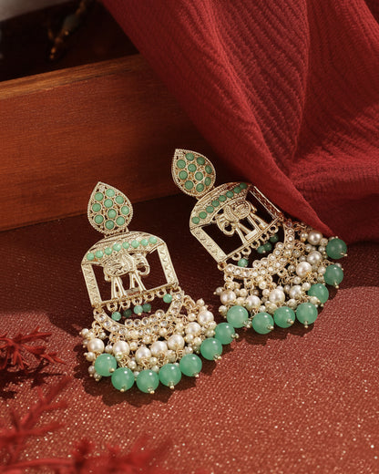 Mint Green Gomti Chandbali