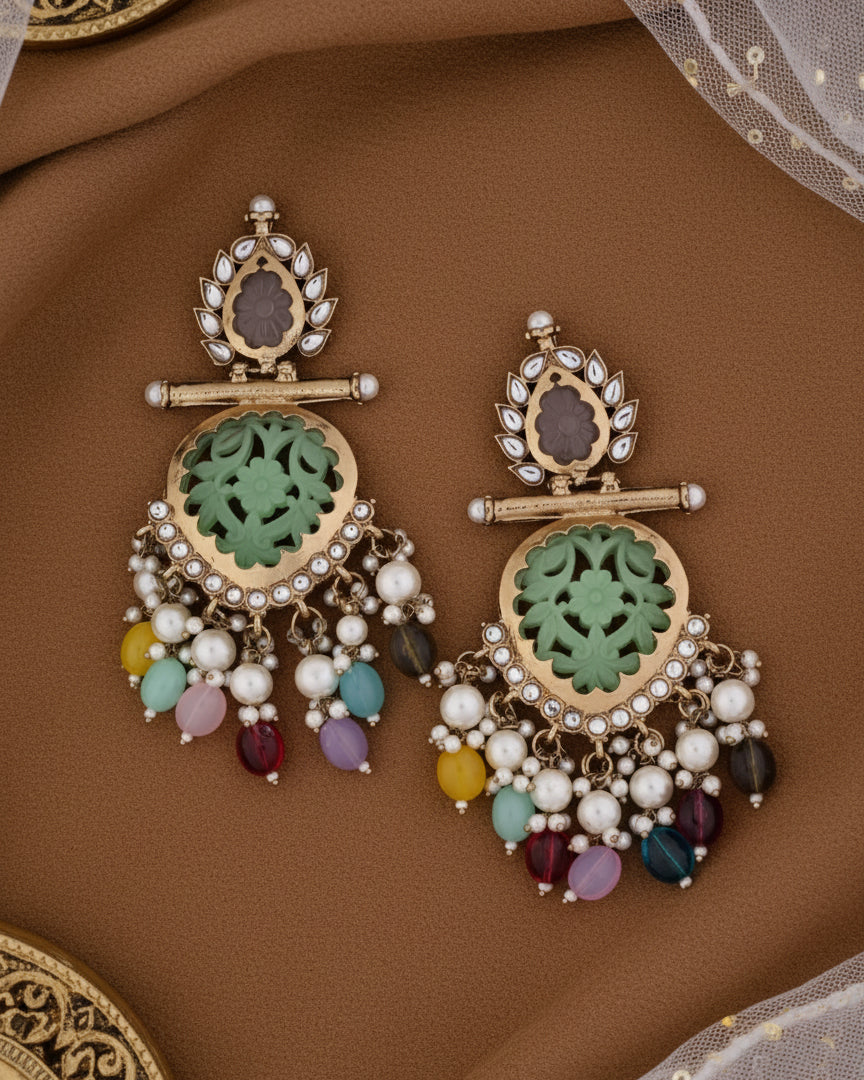 Mint Multi Sohum Chandbali