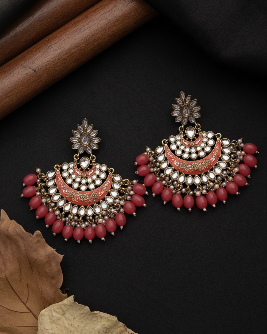 Coral Maisha Chandbali