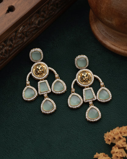Mint Sabya Designer Earring