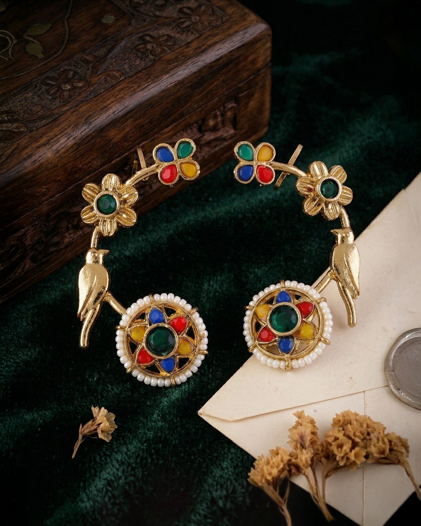 Multi Sanghvi Designer Ear Cuff Earring