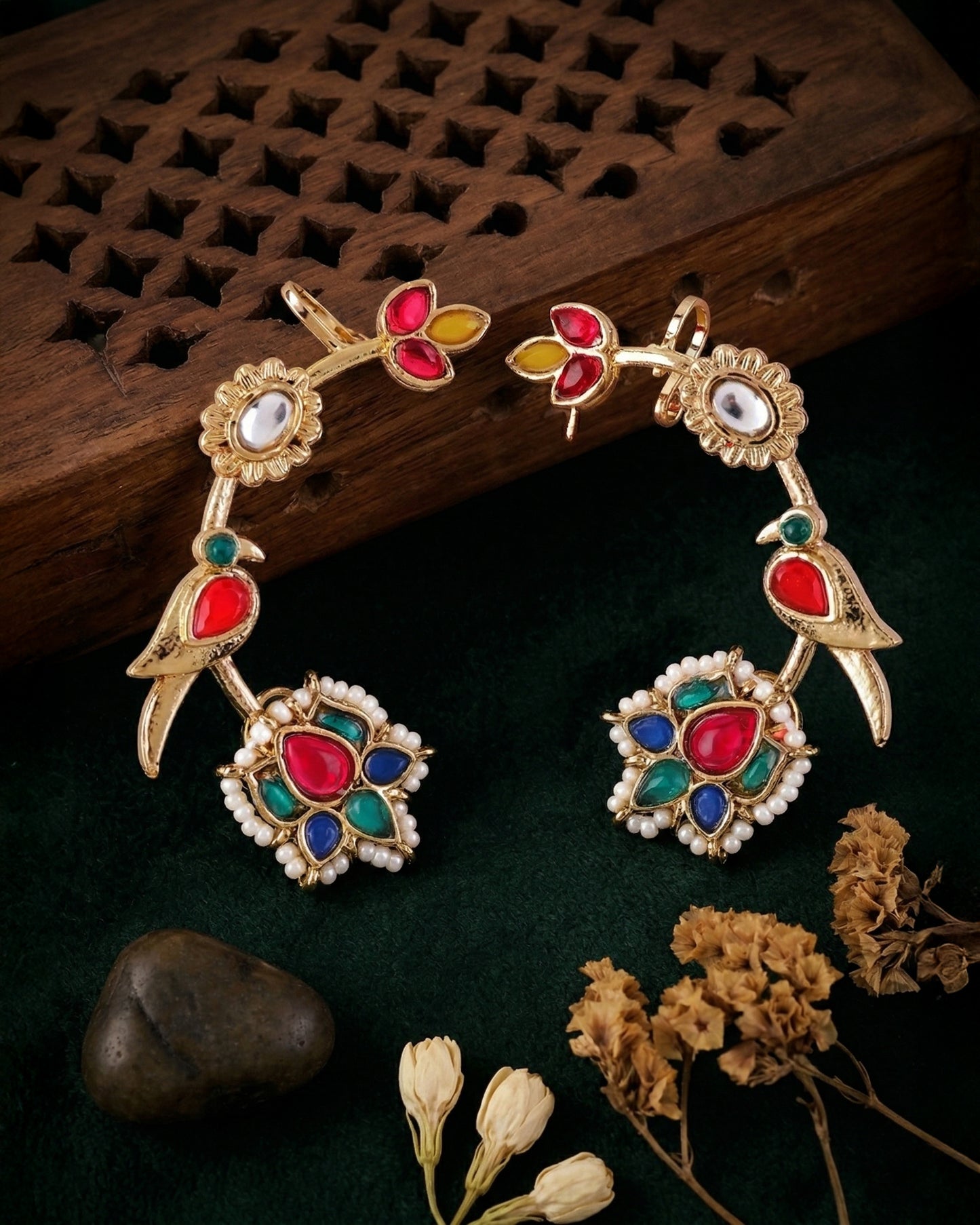 Multi Vamika Designer Ear Cuff Earring