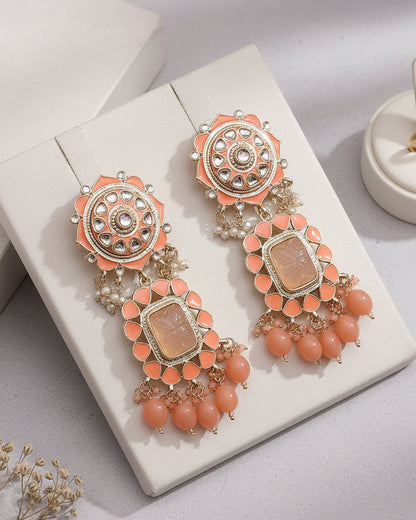 Peach Namisa Earring