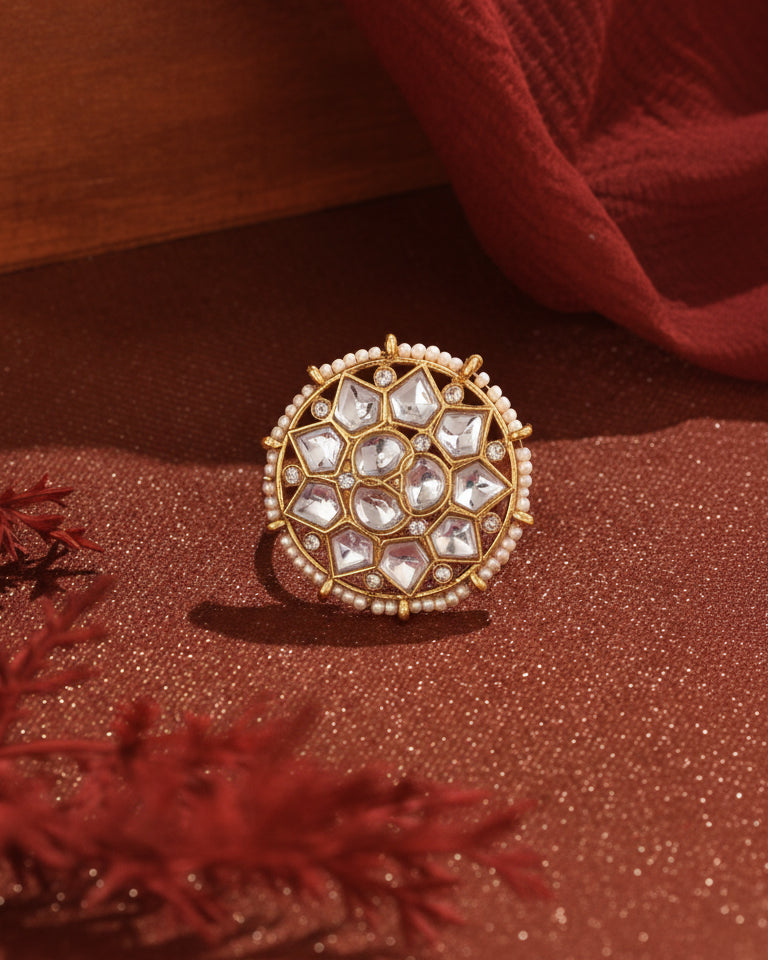 Pearl Svara Ethnic Ring