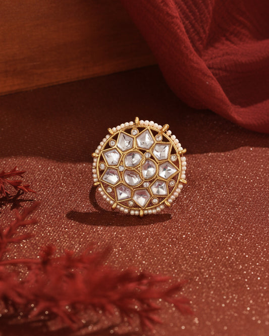 Pearl Svara Ethnic Ring