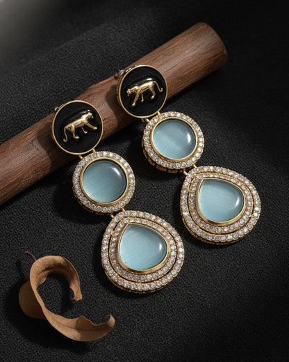 Turquoise Anaira Designer Earring