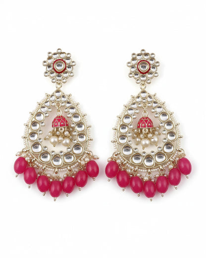 Pink Jiyana Chandbali