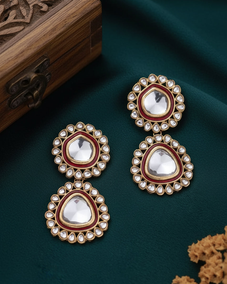 Red Neeraj Earring