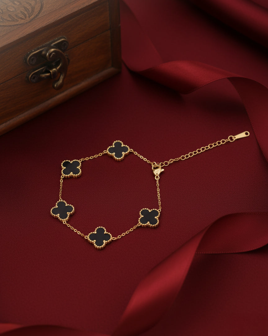 Black Yuna Anti Tarnish Bracelet