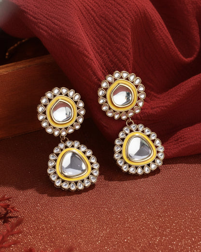 Yellow Neeraj Earring